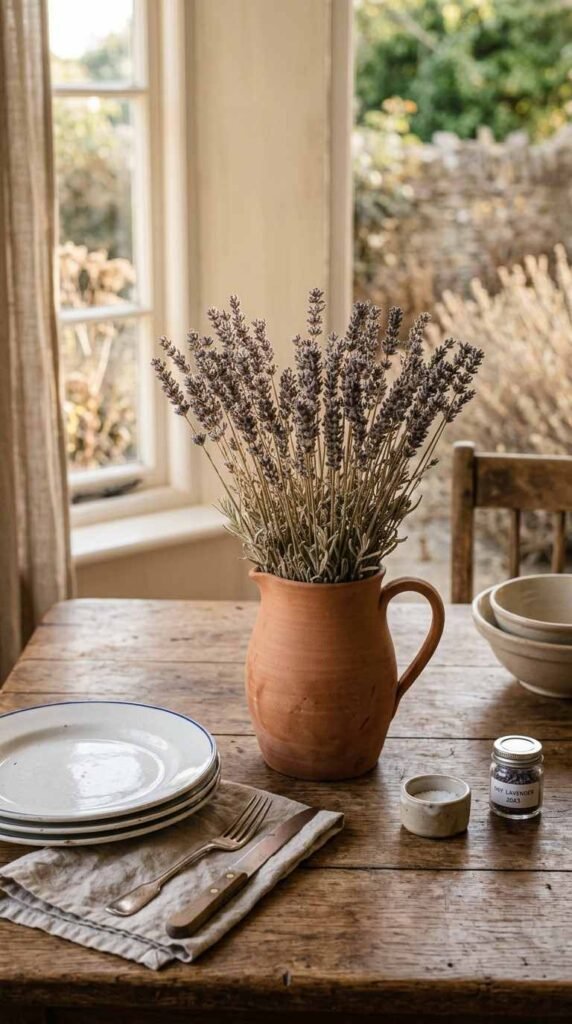 A Lavender Centerpiece