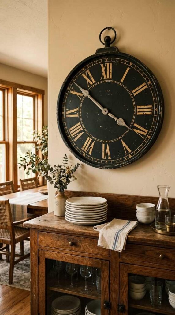An Oversized Statement Clock