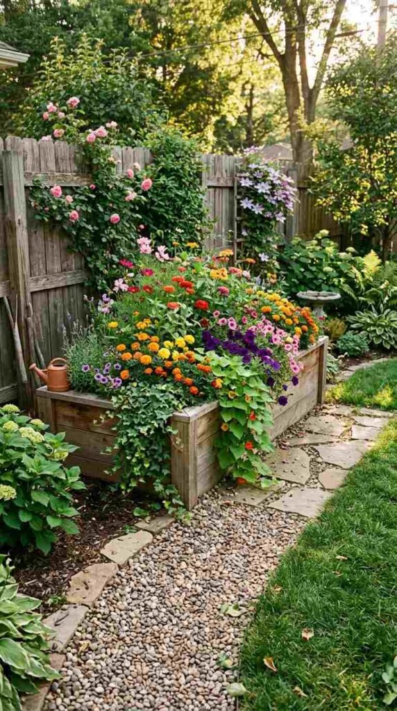 A Raised Corner Planter Bed