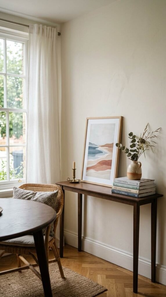 Leaning Art Display