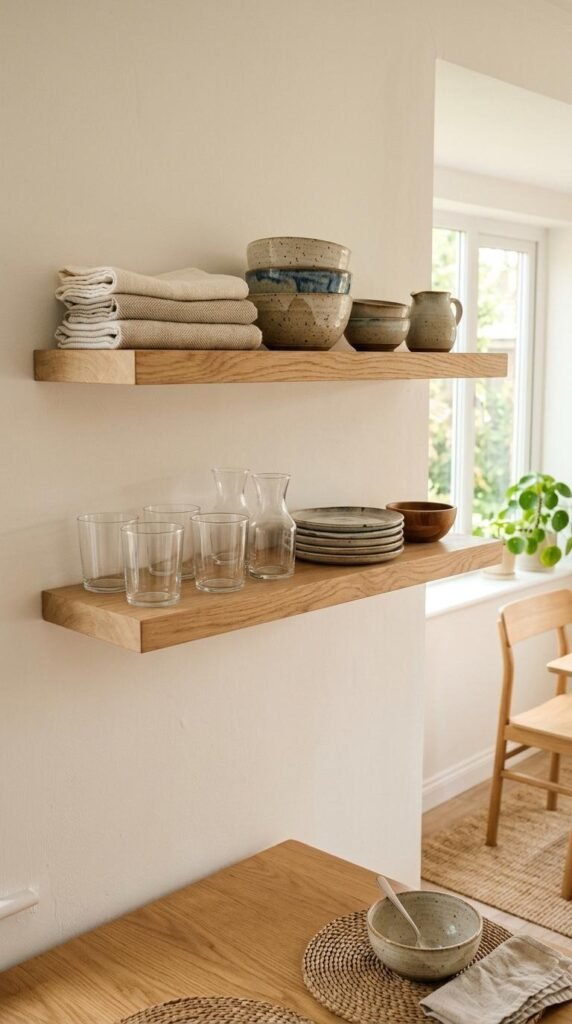 Open Shelving Display