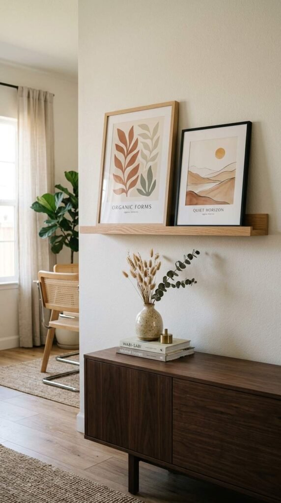 A Minimalist Gallery Ledge