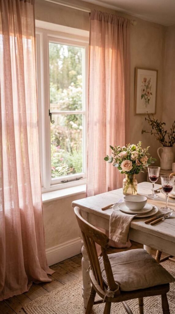 Blush Pink Curtains