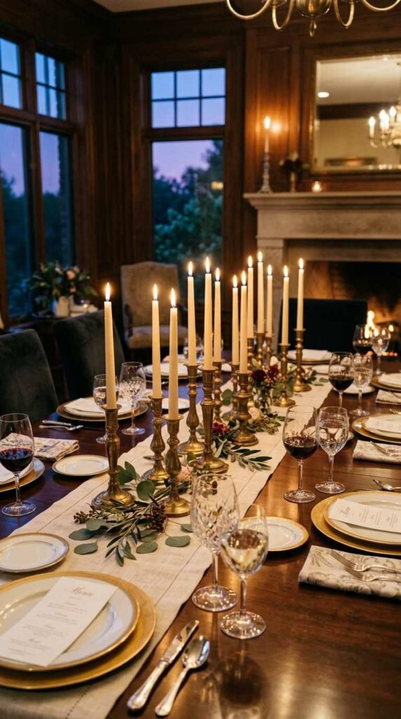 A Brass Candlestick Collection