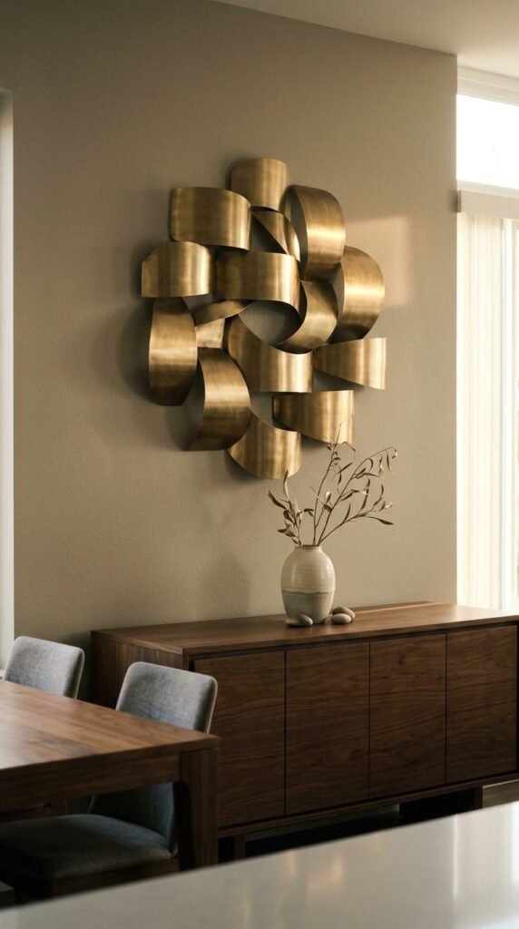 Sculptural Metal Wall Art
