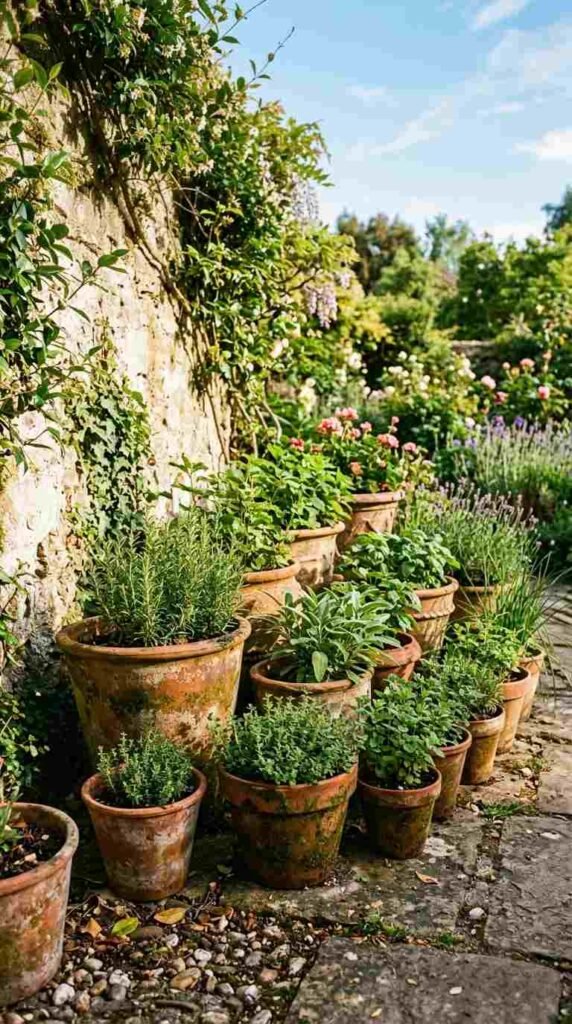 Weathered Terracotta Pots