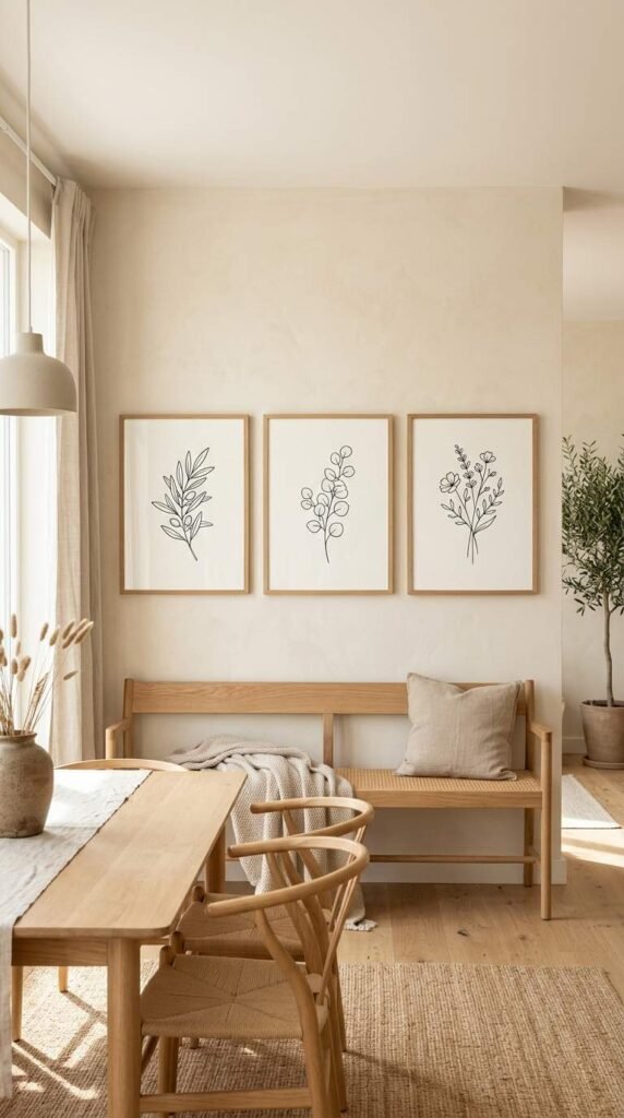 Line Art Botanical Prints