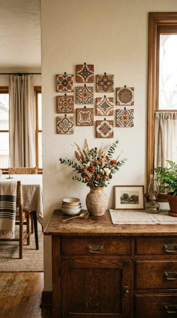 Hand-Painted Ceramic Wall Tiles