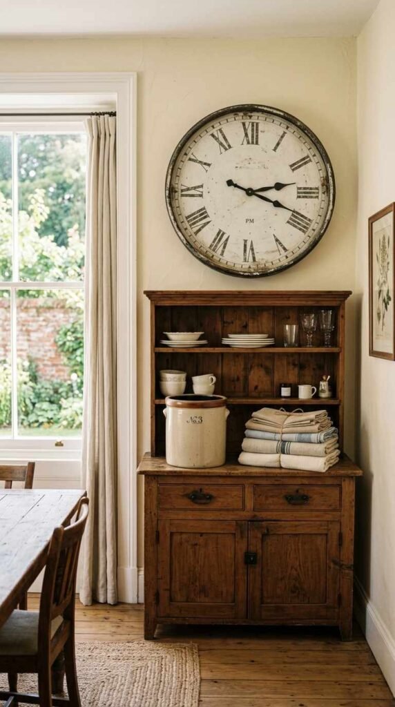 A Vintage Farmhouse Clock
