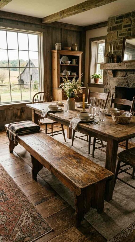 Farmhouse Bench Seating