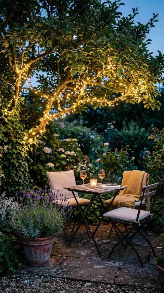 A Corner Lighting Display