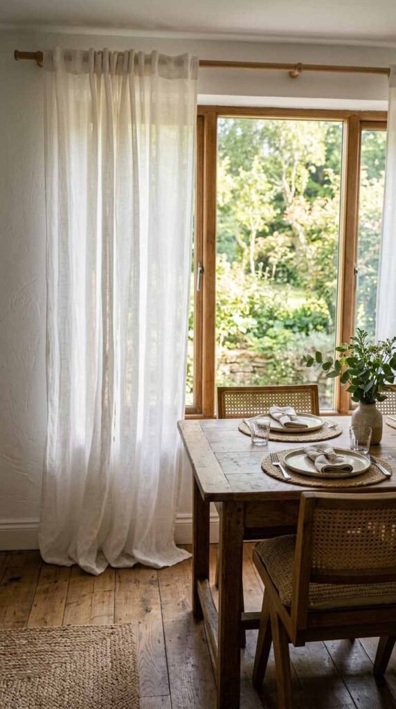 Linen Window Curtains