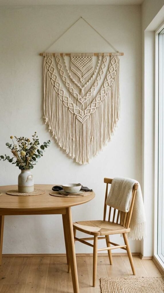 Textured Macrame Wall Art