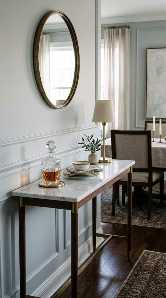  A Marble-Top Console Table
