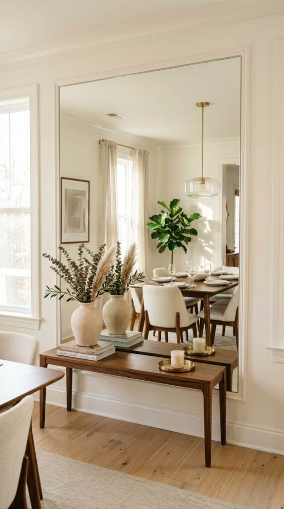 Mirrored Wall Panel Accent