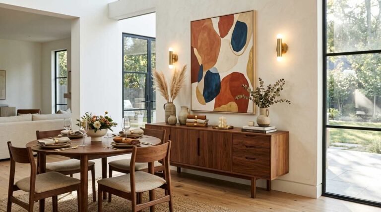 21 Sleek Modern Dining Room Wall Decor to Try