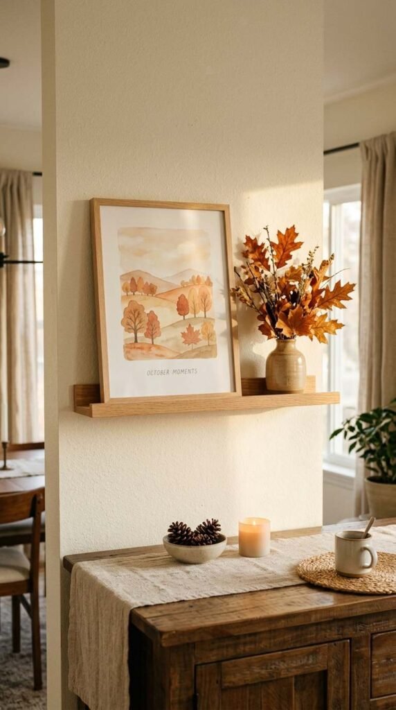 A Seasonal Rotating Art Display