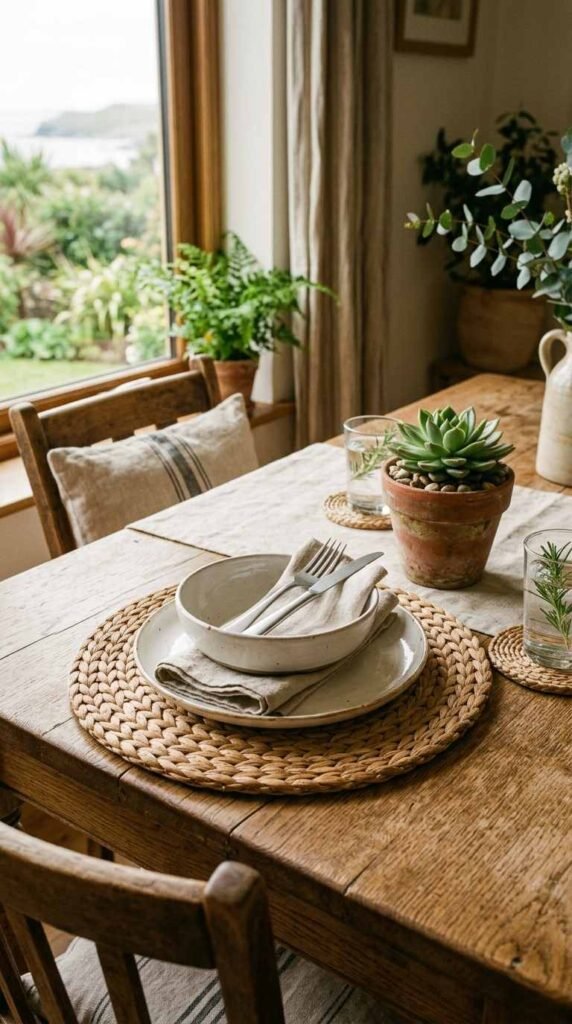 Woven Placemats for Natural Texture