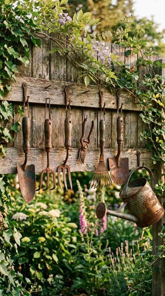An Old Tool Wall Display