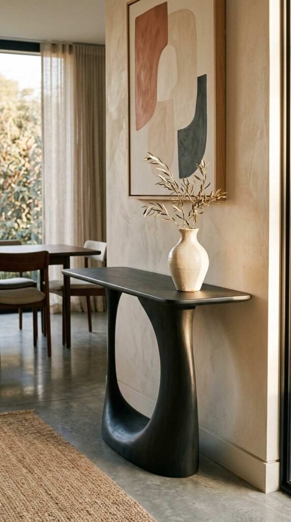 A Sculptural Console Table