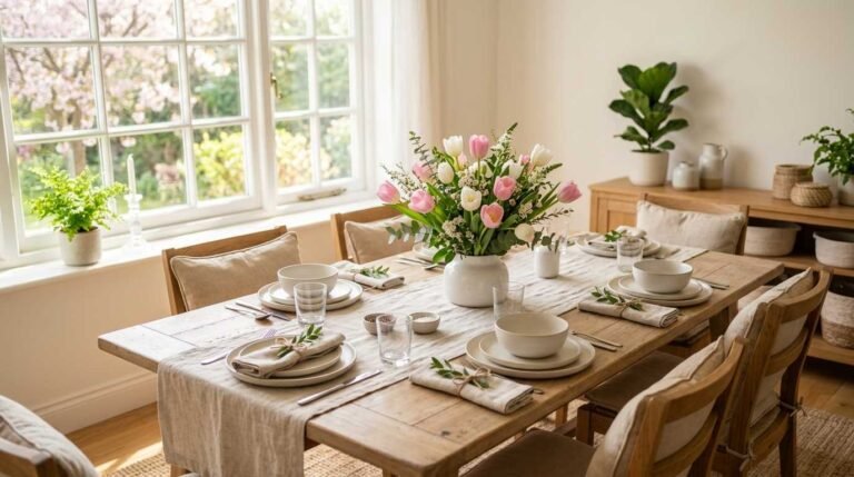 20 Fresh Spring Dining Room Table Decor Ideas to Try