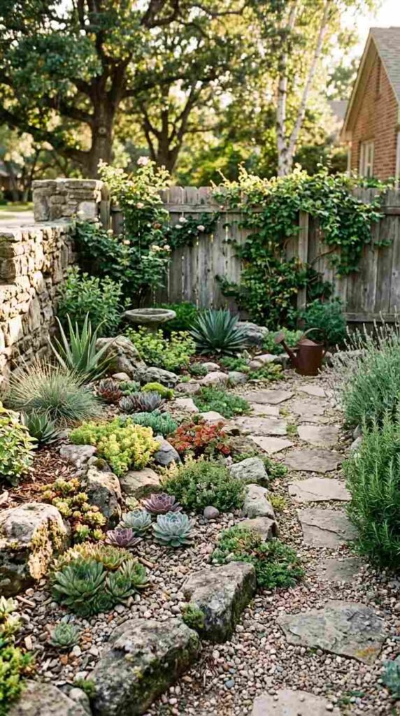A Corner Rock Garden