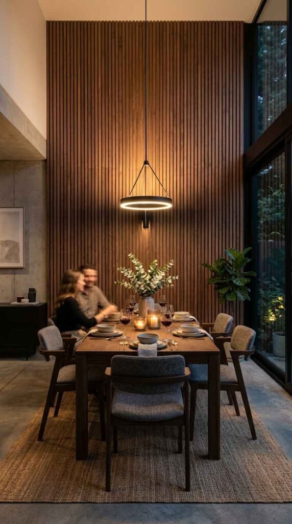 Slat Wood Panel Wall