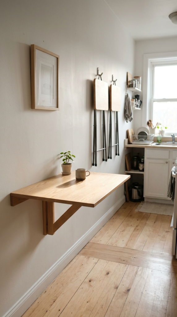 Wall Mounted Fold Down Table
