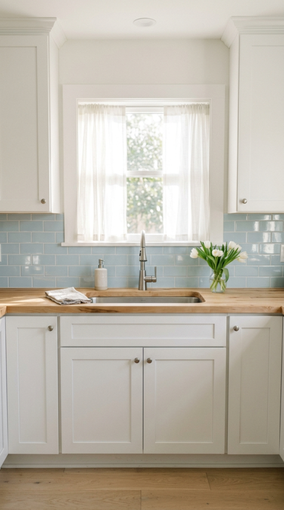Soft Sky Backsplash