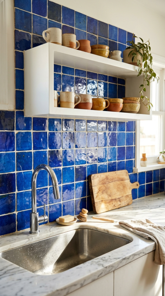 Handmade Cobalt Tile