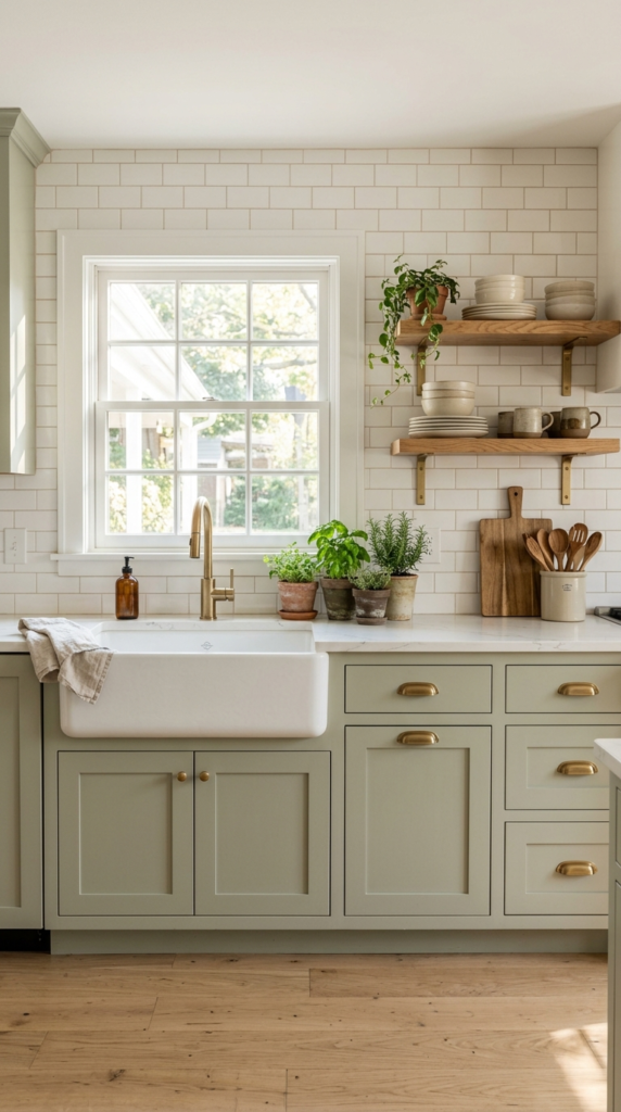 Sage Green Cabinets