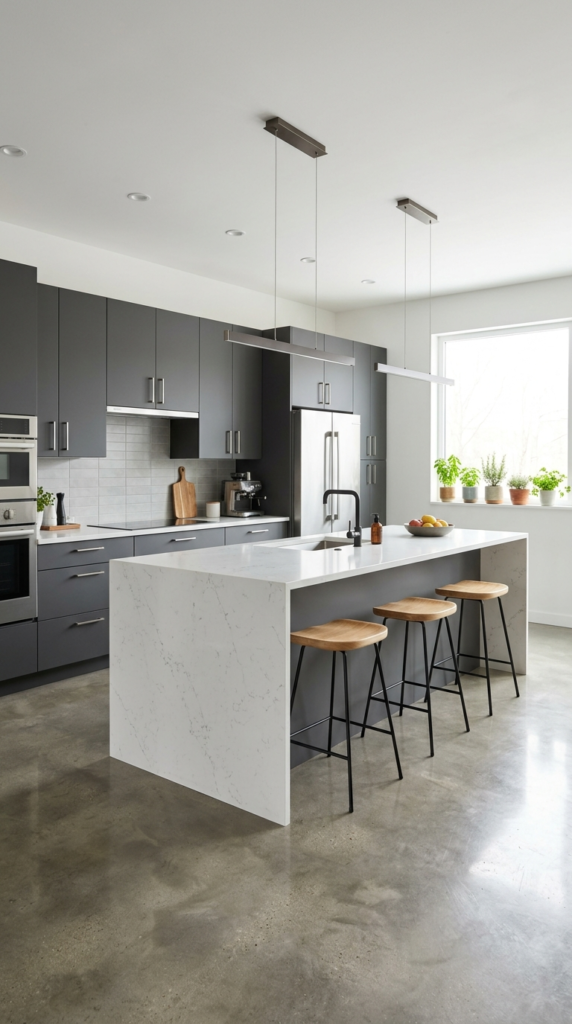 Charcoal Gray Cabinets