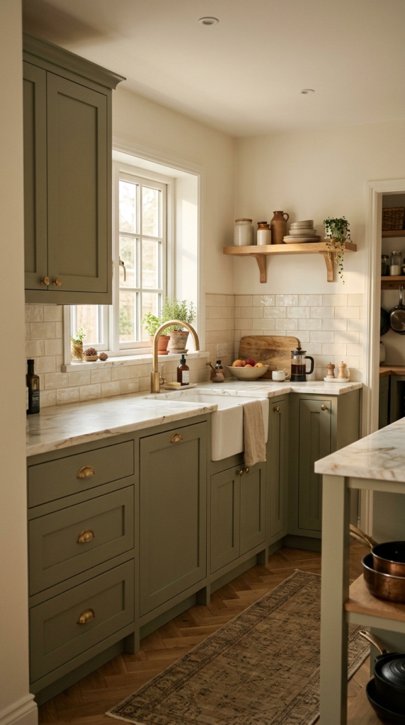 Sage Green Cabinets