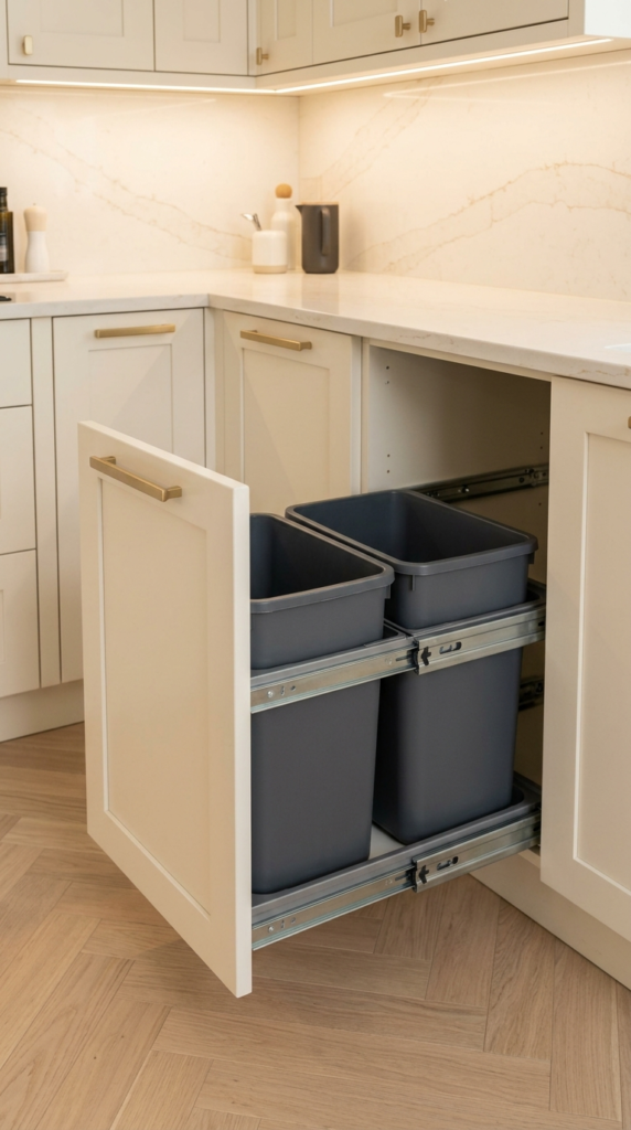 Pull Out Cabinet Bin