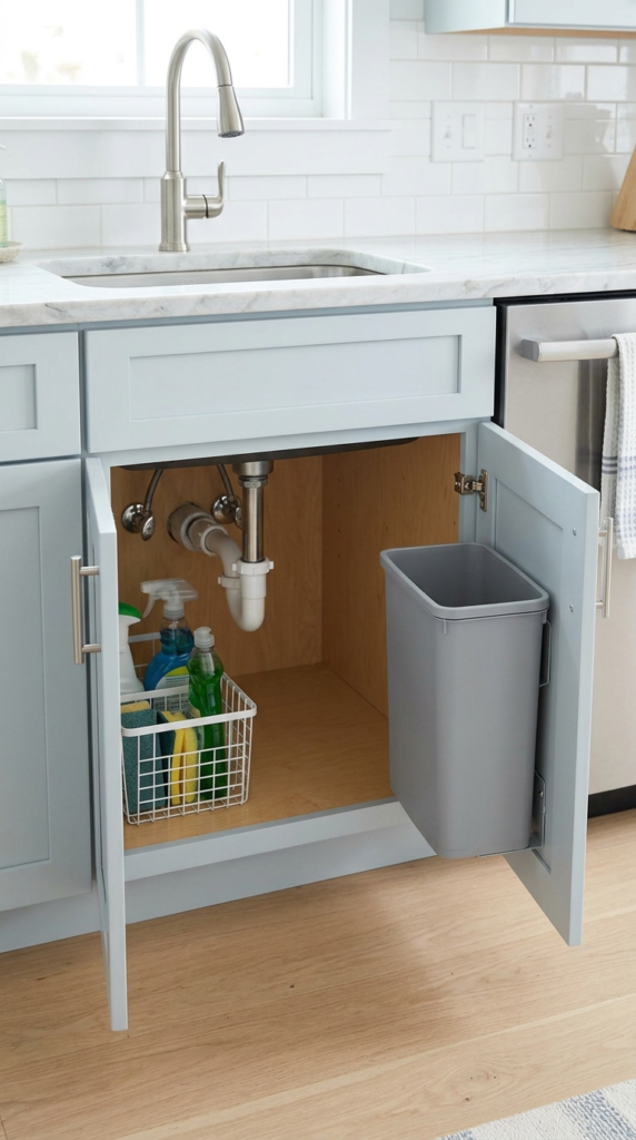 Under Sink Slim Bin