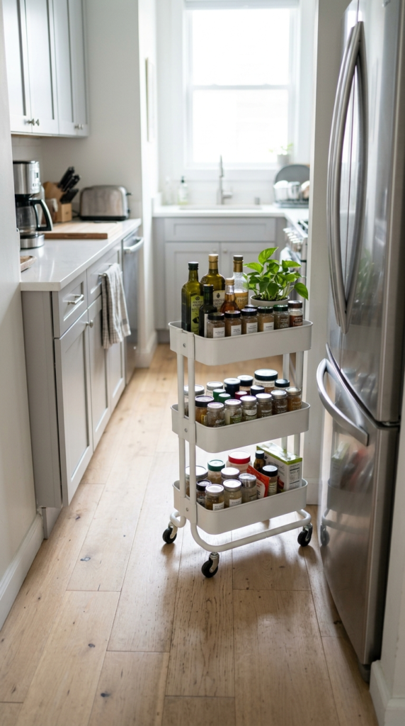 Slim Rolling Cart