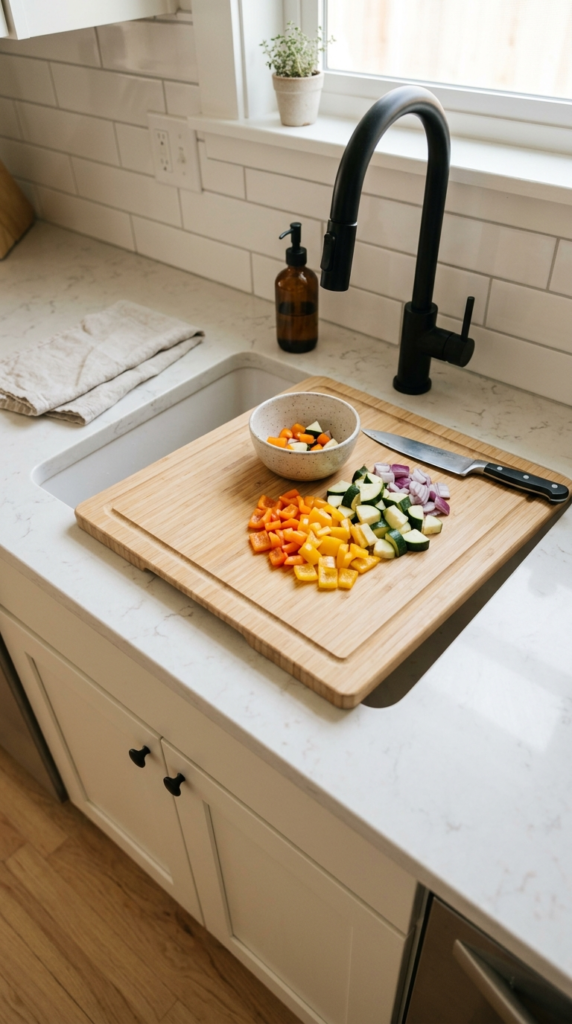 Over Sink Cutting Board