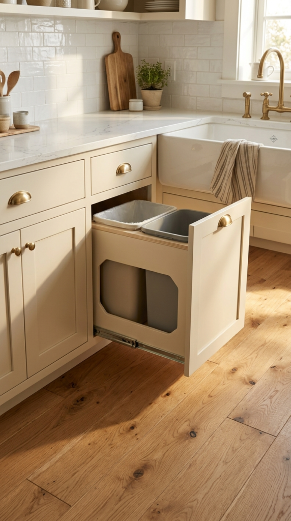 Pull Out Cabinet Bin