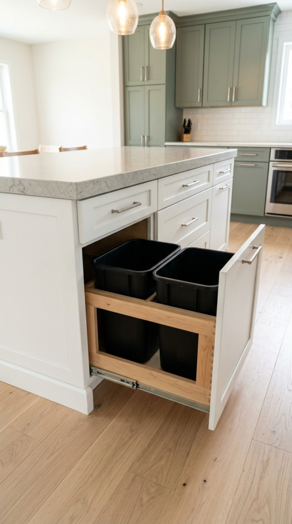 Island Trash Drawer