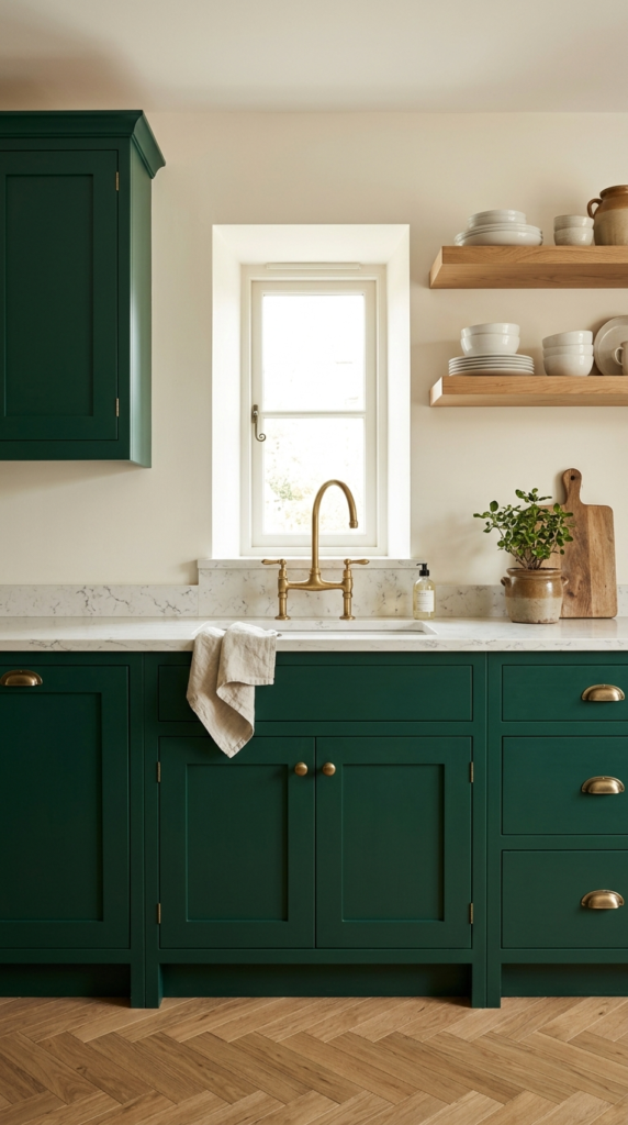 Emerald Green Cabinets