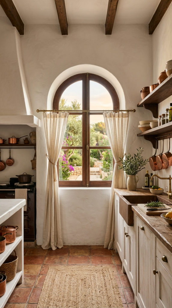 Arched Window Drapes