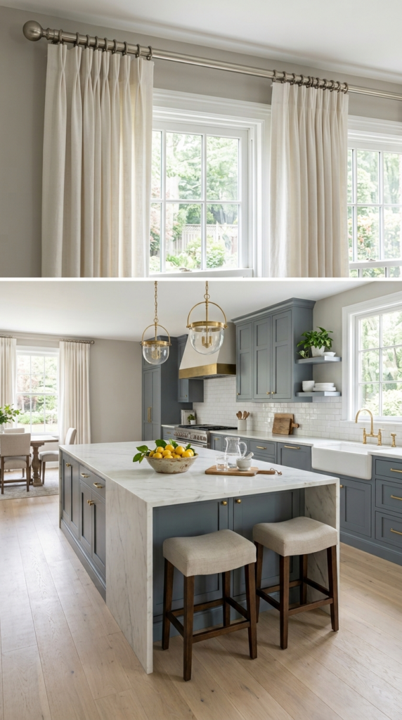 Pinch Pleat Linen