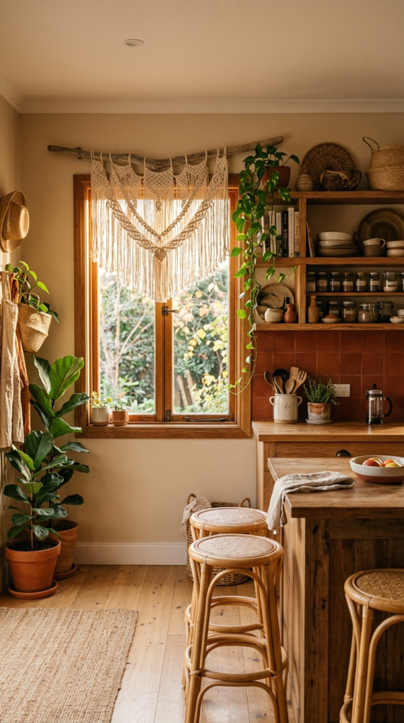 Boho Macramé Curtain