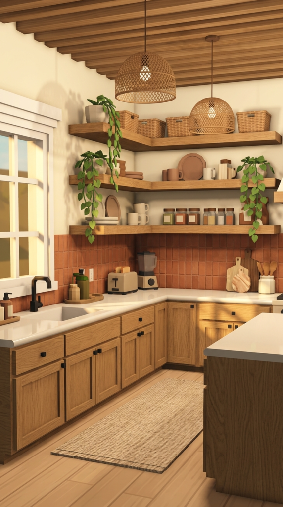 Earthy Boho Kitchen