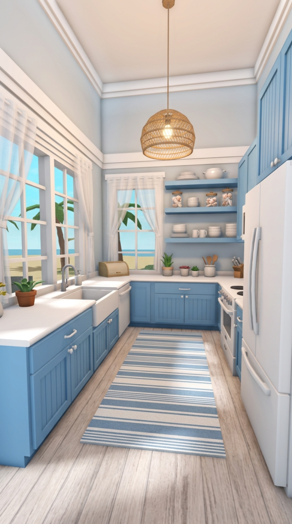 Coastal Blue Kitchen