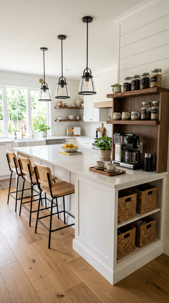 Kitchen Island End Station