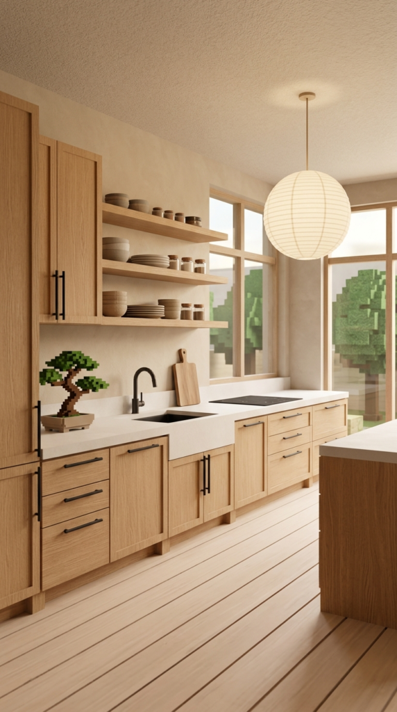 Japandi Calm Kitchen