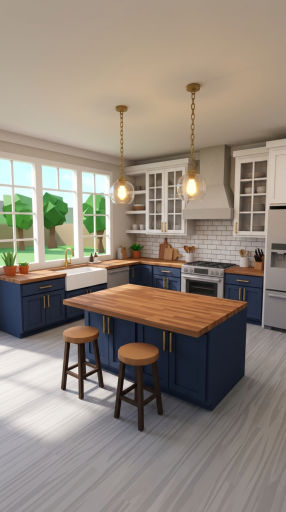Two Tone Cabinets