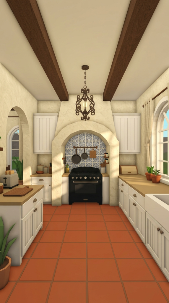 Mediterranean Arch Kitchen