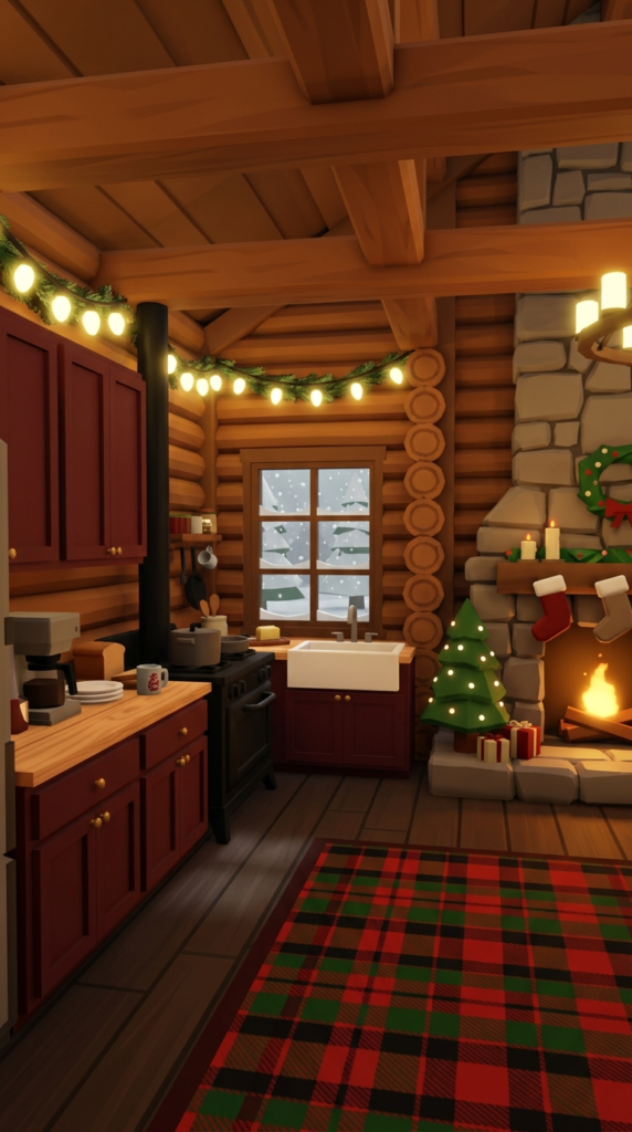 Cozy Winter Cabin
